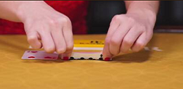 絞りバカラのプレイ画面