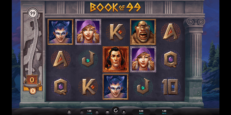 book of 99の画面
