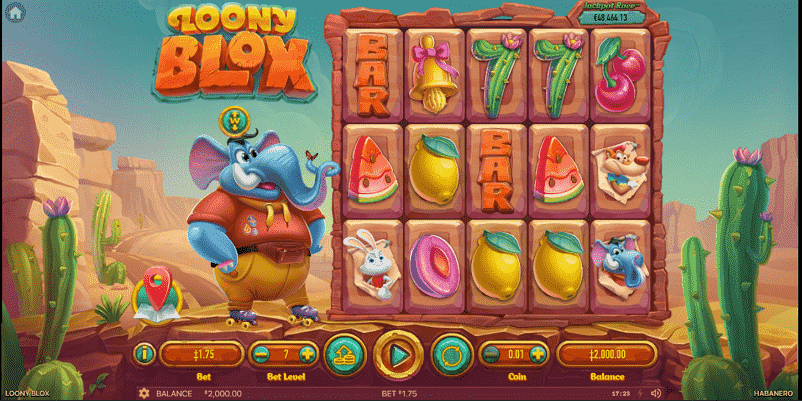 http://LOONY%20BLOX(ルーニー・ブロックス)のデモ画面