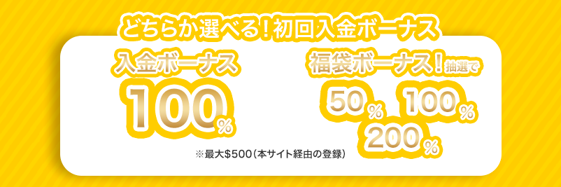 ラッキーニッキーの新初回入金ボーナス
