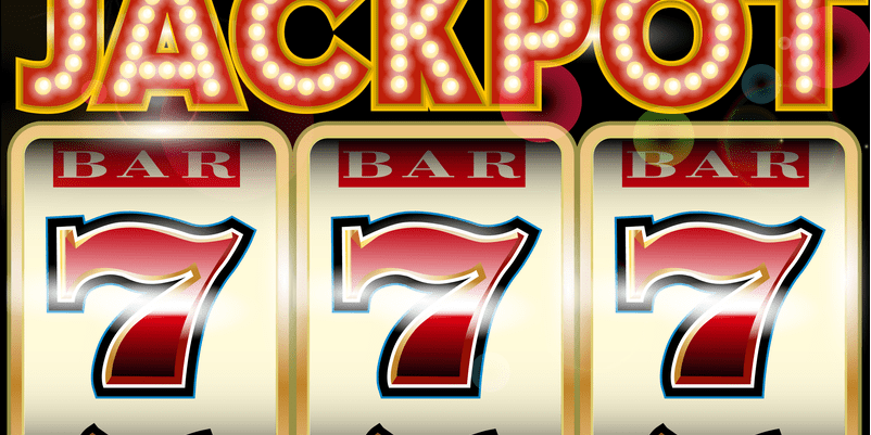 ジャックポットの「777」のスロット画像