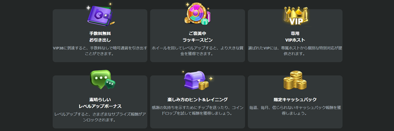 BCgameのVIPプログラム